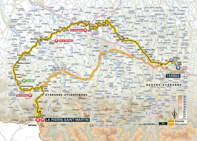 Маршрут 10 этапа Тур де Франс 2015