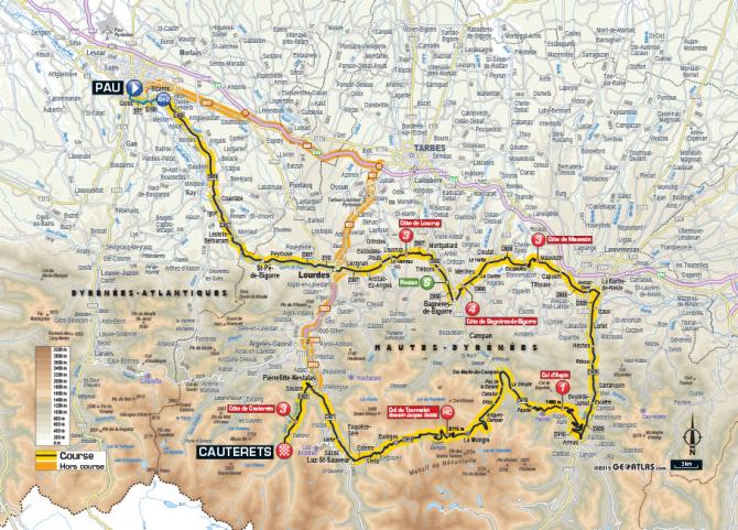 Маршрут 11 этапа Тур де Франс 2015