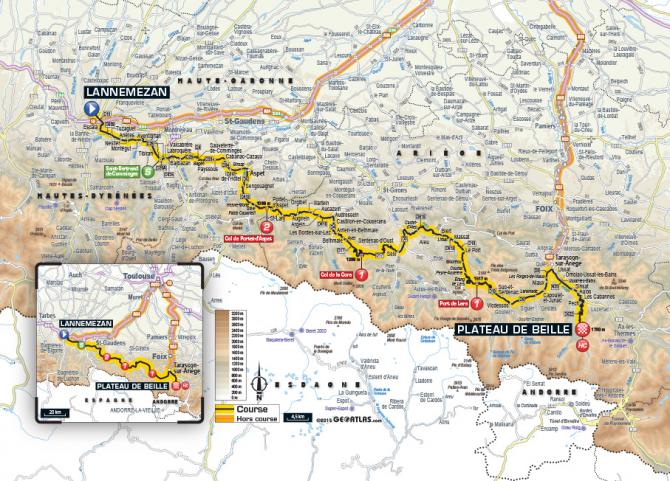 Маршрут 12 этапа Тур де Франс 2015