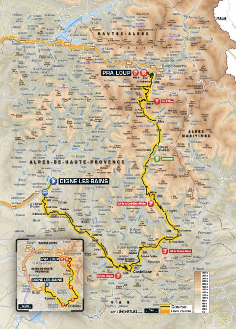 Маршрут 17 этапа Тур де Франс 2015