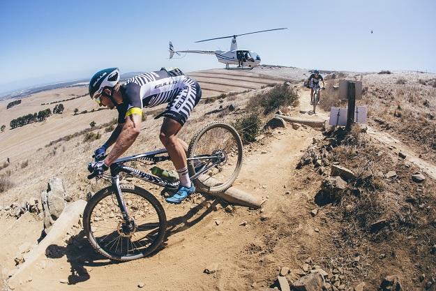 Karl Platt and Urs Huber riding to victory in the prologue (Mark Sampson/Cape Epic/Sportzpics)