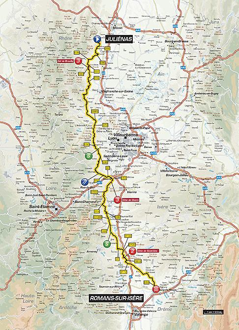 Маршрут 4 этапа Париж-Ницца 2016