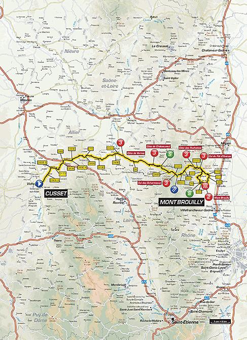 Маршрут 3 этапа Париж-Ницца 2016