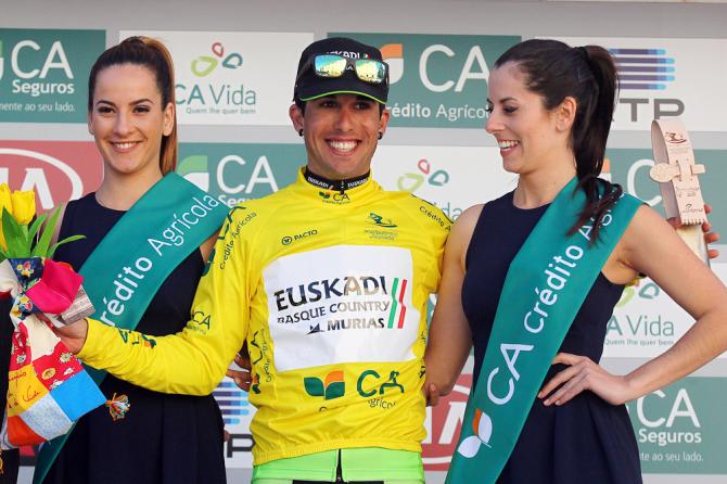 Imanol Estevez (Euskadi Basque Country-Murias) выиграл первый этап и желтую майку на Вольта ао Алентежу. (Volta ao Alentejo)