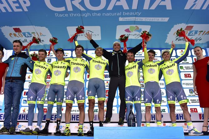  Tinkoff выйграла триал на время на Tour of Croatia (фото: Bettini Photo)