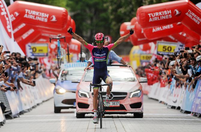  Przemyslaw Niemiec (Lampre-Merida) победитель первого этапа Тура Турции (фото: Tour of Turkey)