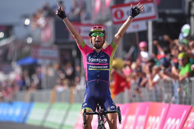 Diego Ulissi (Lampre-Merida) победитель 4-го этапа Джиро д'Италия (фото: Tim de Waele/TDWSport.com)