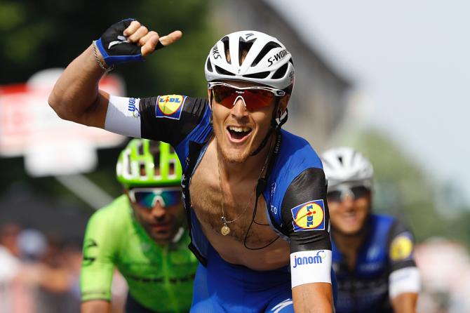Matteo Trentin (Etixx-QuickStep) победитель 18-го этапа Джиро д'Италия (фото: Getty Images Sport)