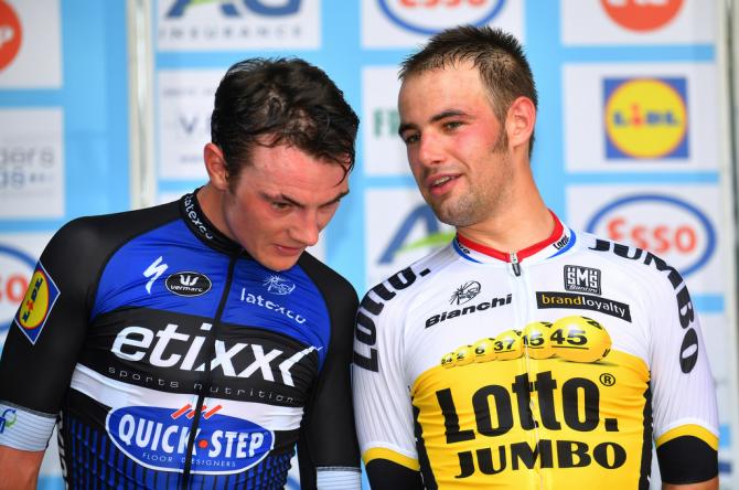 Yves Lampaert (Etixx-Quick-Step) и Victor Campenaerts (LottoNl-Jumbo) (фото: Tim de Waele/TDWSport.com)
