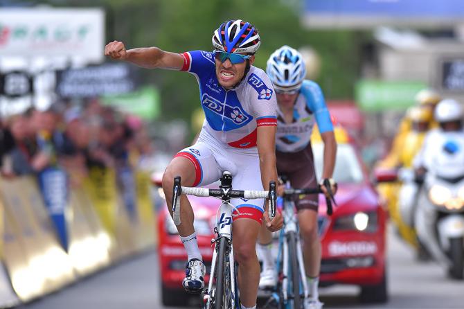 Thibaut Pinot (FDJ) wins the stage (фото: Tim de Waele/TDWSport.com)