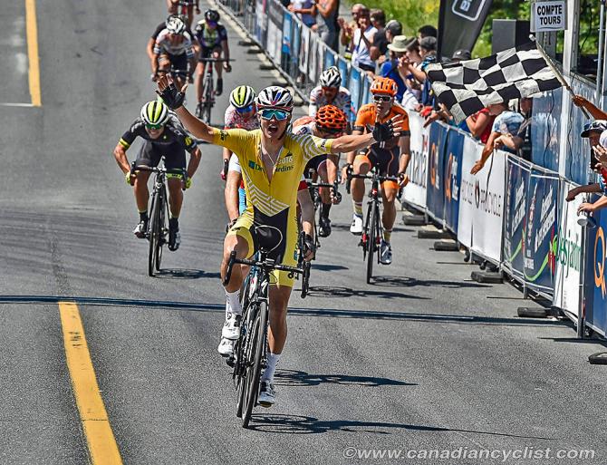 Greg Daniel wins the final stage and the overall at the 2016 Tour de Beauce. (фото: Rob Jones)