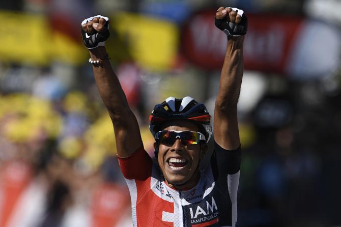 Харлинсон Пантано (IAM Cycling) победитель 15 этапа Тур де Франс 2016 (фото: Getty Images Sport)