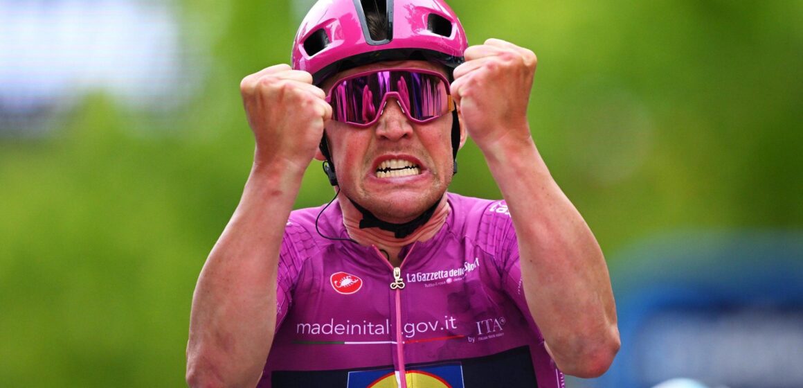 Педерсен выигрывает третий этап, чтобы вернуть гиро лидерство