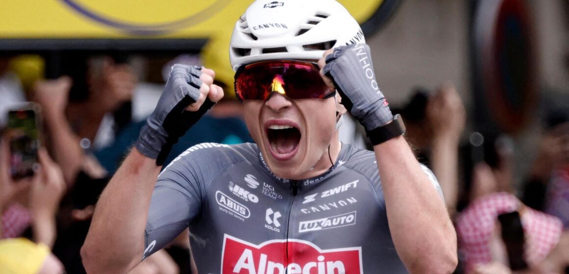 Филипсен выигрывает первый этап, чтобы претендовать на желтую майку