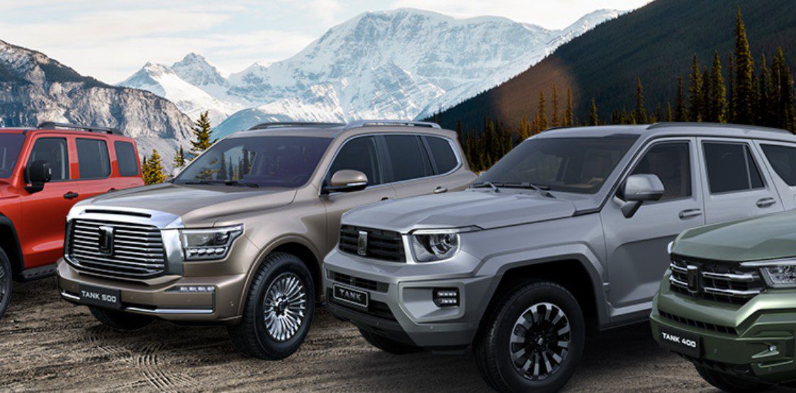 1 Модели внедорожников Tank