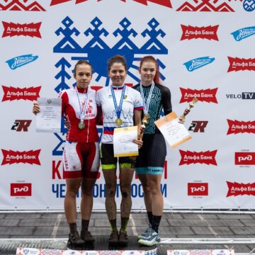 Кристина Ильина и Антон Синцов — чемпионы России в гонке кросс-кантри