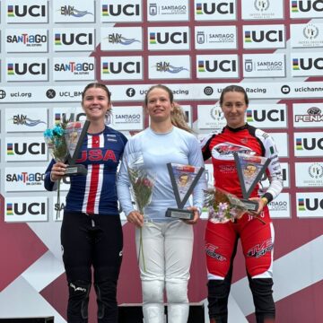 Александра Симашкина одержала победу на шестом этапе Кубка мира U‑23 по ВМХ‑гонкам