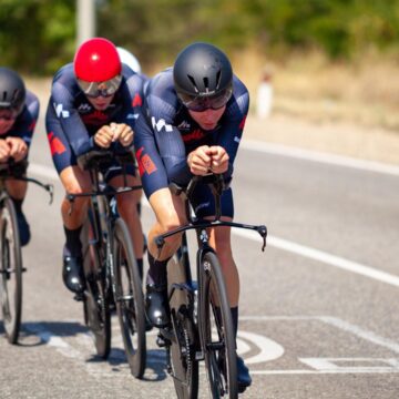 Гонщики Москвы сильнейшие в командной гонке на шоссе