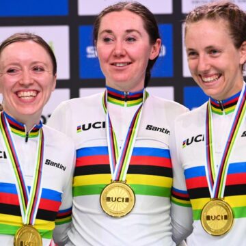 357dc12371492a1e36bf3509e524dd0e GB Women Target Worlds Team Pursite Three-Peat