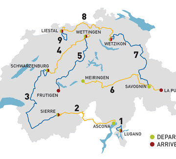 Тур Швейцарии 2010 команды участницы