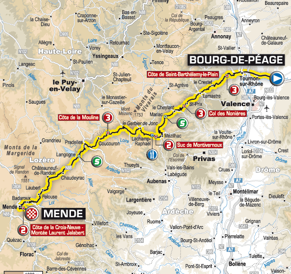 Тур де Франс 2010 12 этап