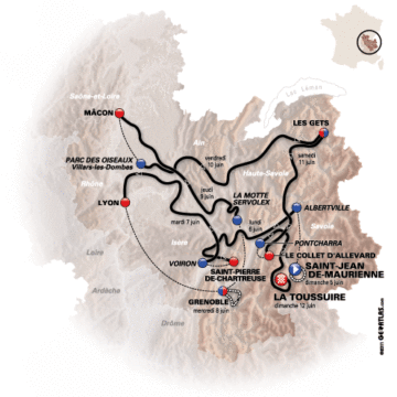 Crit?rium du Dauphin?  2011 профили этапов