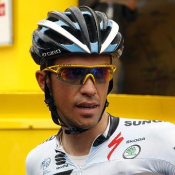 Падение Альберто Контадора на 9 этапе Тур де Франс