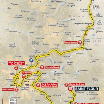 CARTE91 Tour de France 2011 / Тур де Франс 2011 9 этап превью