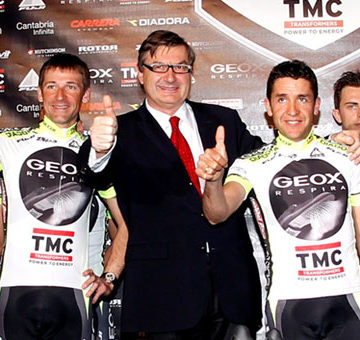 Состав Geox-TMC на Вуэльту 2011