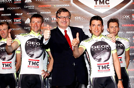 Состав Geox-TMC на Вуэльту 2011