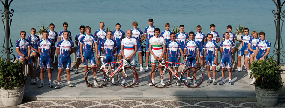 Новые гонщики Катюши в 2012 году