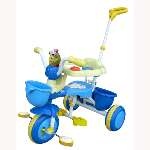 Детский велосипед трехколесный с игрушкой TCV T100-01