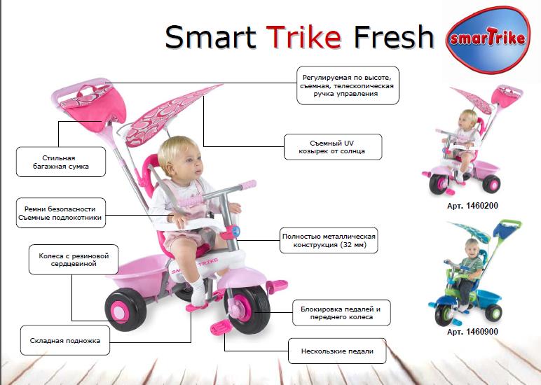 Велосипед Smart Trike Fresh 3 в 1