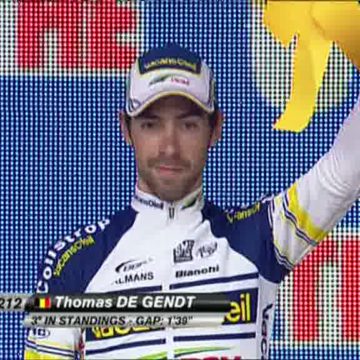 Томас Де Гендт удивлён подиумом Джиро д’Италия/Giro d’Italia 2012