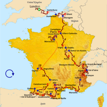 История Тур де Франс/Tour de France 2007