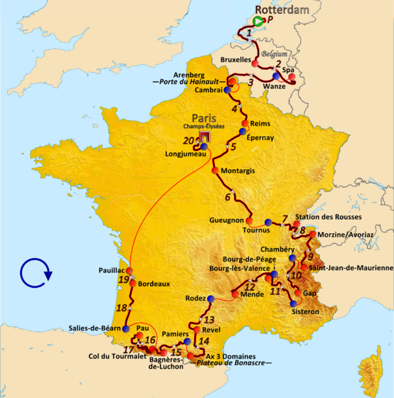 История Тур де Франс/Tour de France 2010