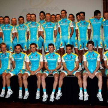 Состав Astana  на Тур де Франс/Tour de France 2012