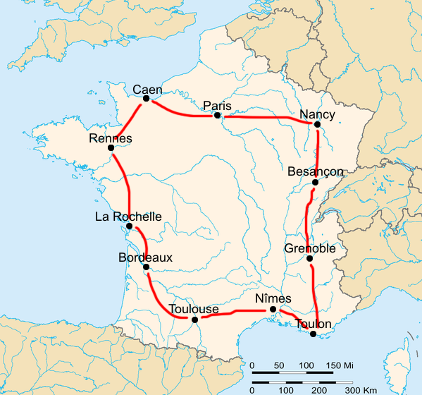 История Тур де Франс/Tour de France 1905