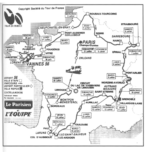История Тур де Франс/Tour de France 1985