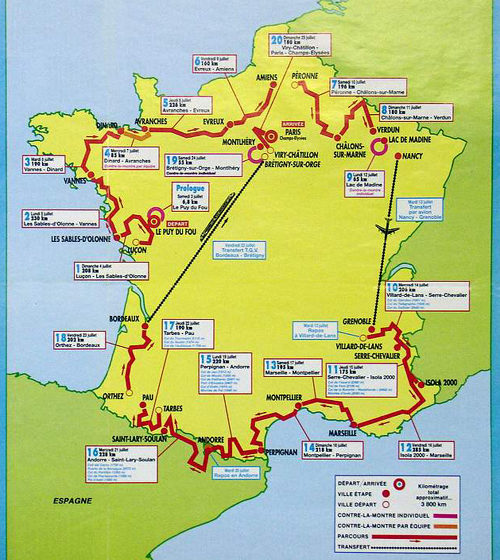 История Тур де Франс/Tour de France 1993