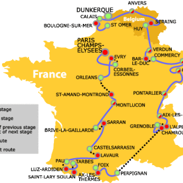 История Тур де Франс/Tour de France 2001