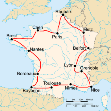 История Тур де Франс/Tour de France 1909