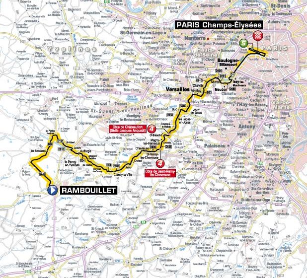 Тур де Франс/Tour de France 2012 20 этап превью