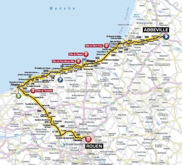 Тур де Франс/Tour de France 2012 4 этап превью