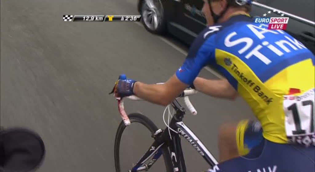 Крис Анкер Соренсен серьёзно повредил левую кисть на Тур де Франс/Tour de France 2012