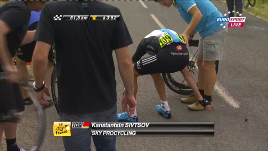 Константин Сивцов сошёл с Тур де Франс/Tour de France 2012