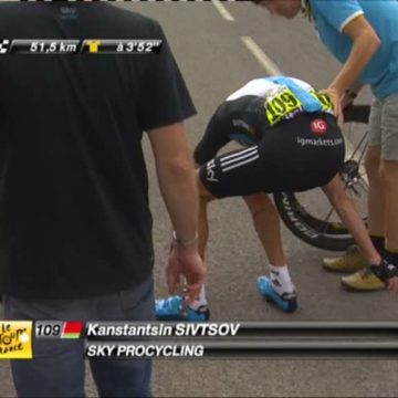 Константин Сивцов сошёл с Тур де Франс/Tour de France 2012