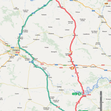 mapa71 Вуэльта Испании/Vuelta a España 2012 7 этап превью