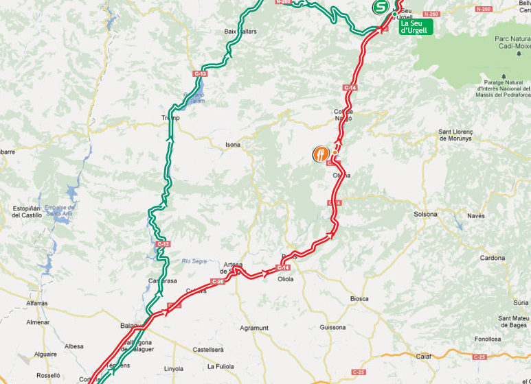 Вуэльта Испании/Vuelta a España 2012 8 этап превью