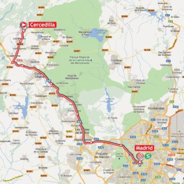 mapa211 Вуэльта Испании/Vuelta a España 2012 21 этап превью